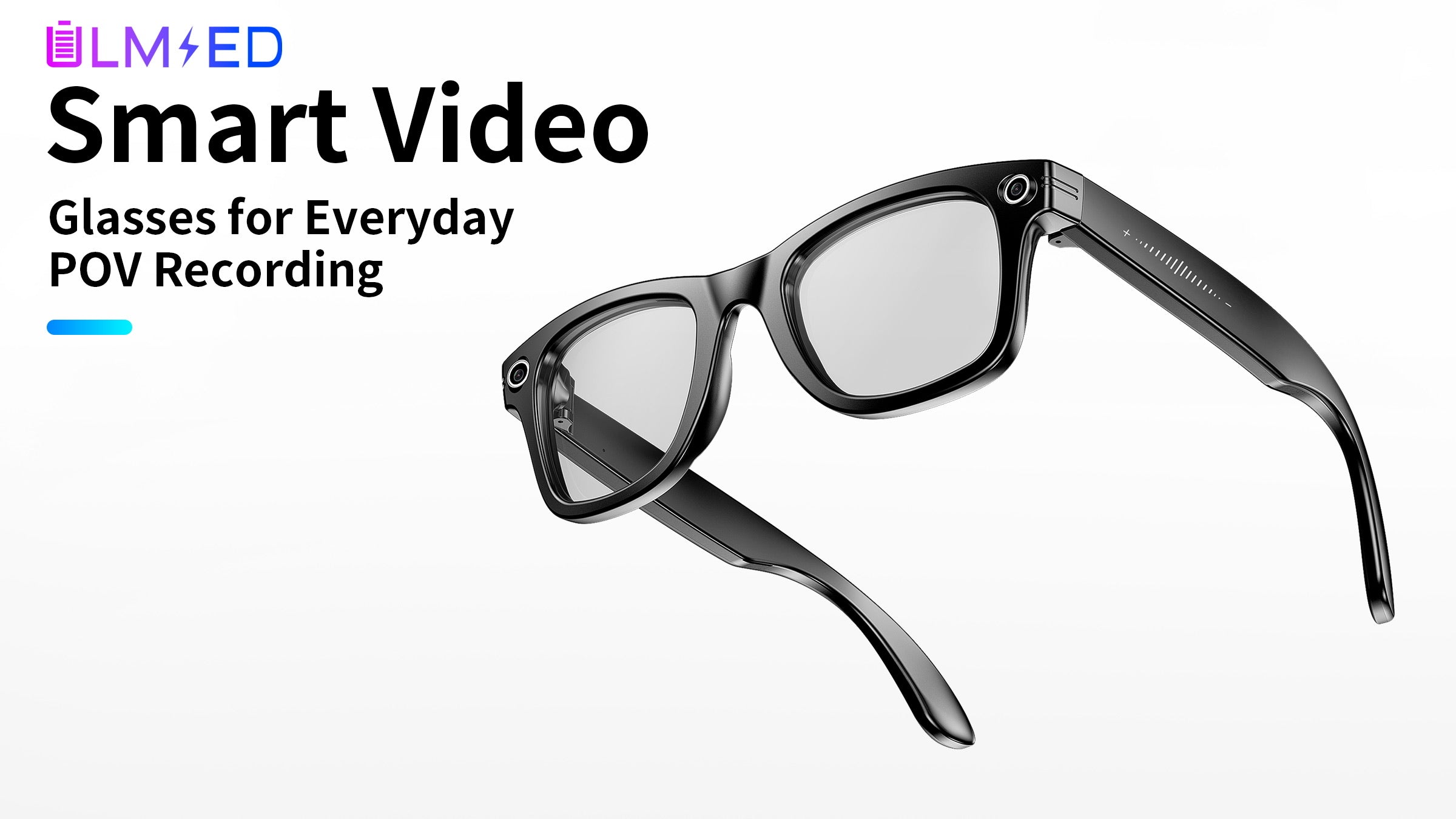 ULMIED W610 smart video glasses for everyday POV recording
